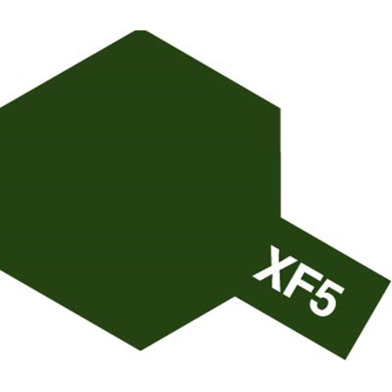 Tamiya - Flat Acrylic Paint XF-5 Green 23ml - #81305