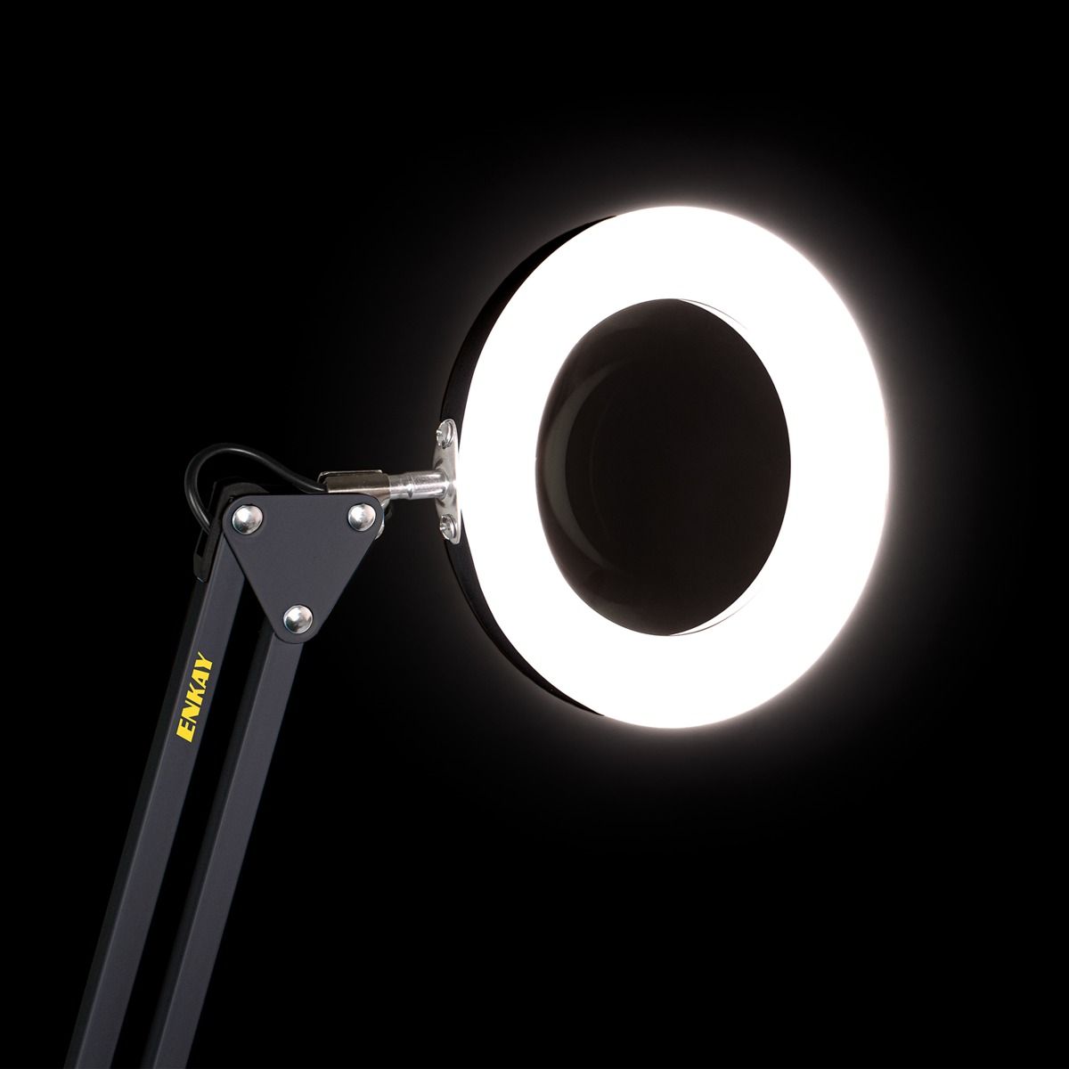 Enkay - Magnifying Ring Light & Phone Attachment Bundle