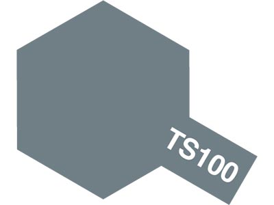 Tamiya - Spray 85100 TS-100 Semi Gloss Bright Gun Metal